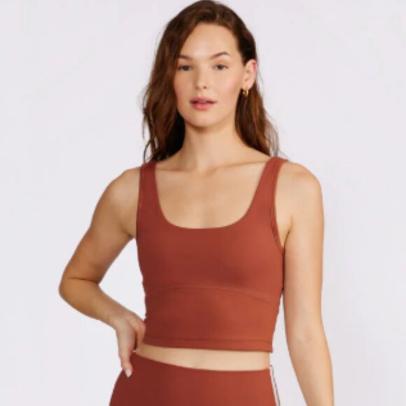 NEW Cream Yoga Ali Bra Tank in Rust - Picture 1 of 2